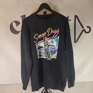 Snoop Dogg Graphic Black Crewneck Sweater